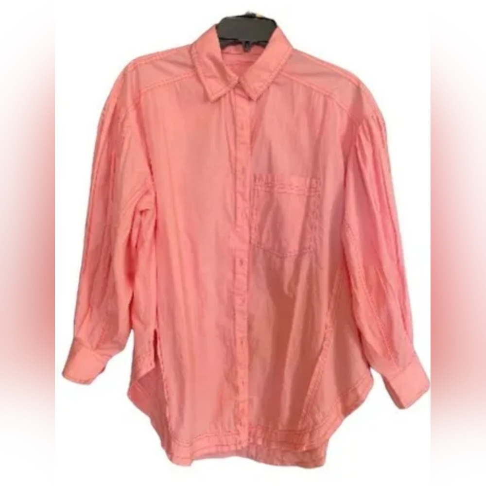 We The Free (M) Happy Hour Oversized Button Up